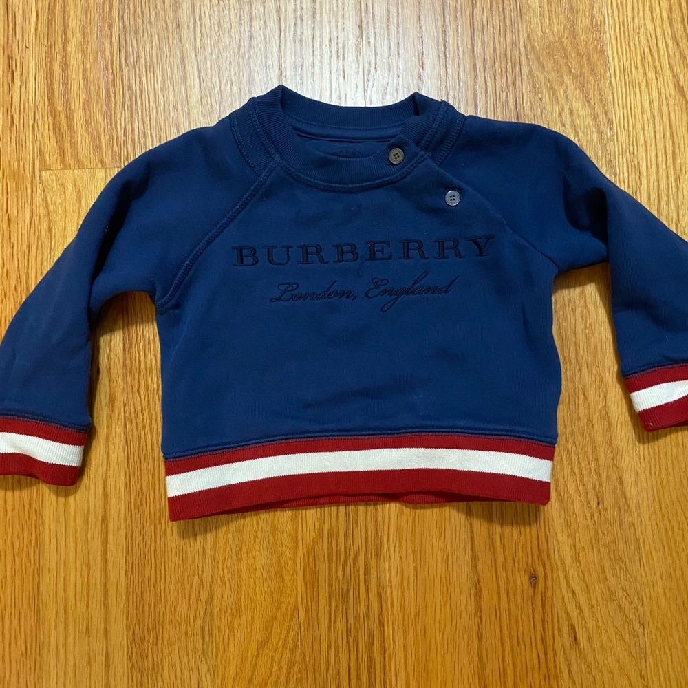 Burberry sweatshirt size 12M